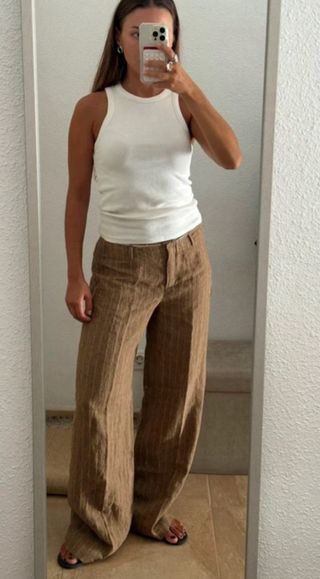 Pantalones Massimo Dutti - Marrón