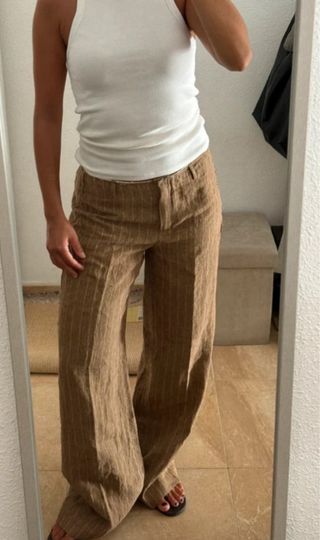 Pantalones Massimo Dutti - Marrón