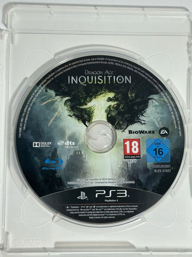 Dragon Age: Origins + Dragon Age Inquisition PS3