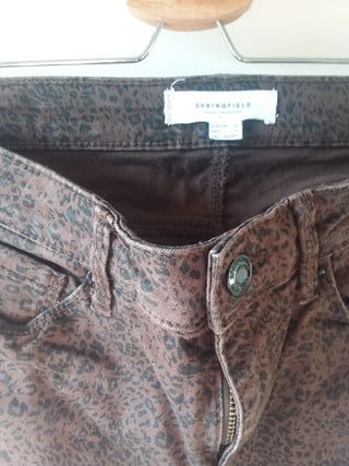 Calças Springfield c/Animal Print, Tam 36