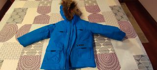 Abrigo nieve niño Decathlon azul