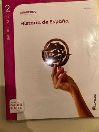 Historia De España, 2 Bachiller.3 libros-cuaderno 