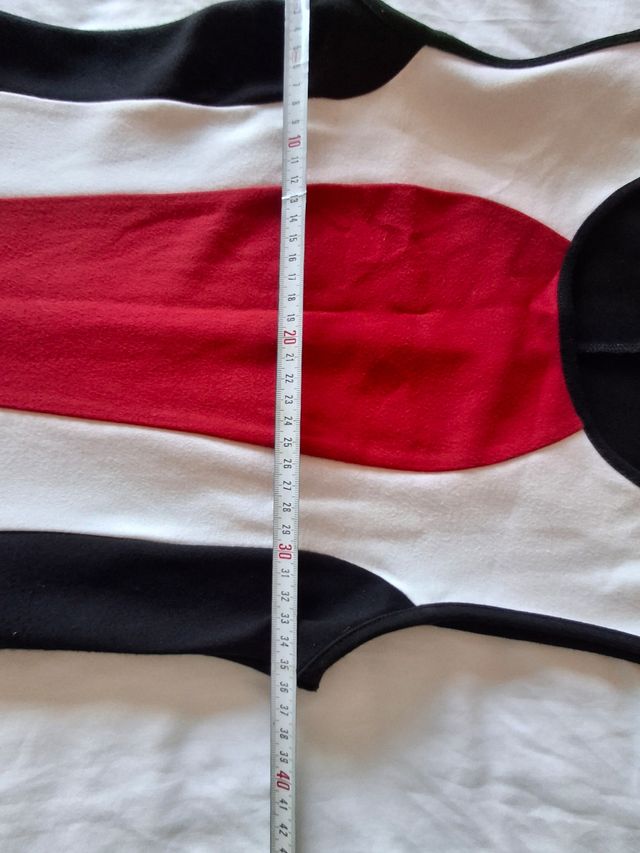 Vestido Morgan ajustado rojo-negro