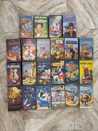 VHS infantiles Disney - 22 cintas