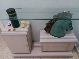 Mueble recibidor vintage