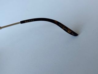 Gafas Gucci redondas - doradas