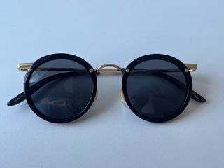 Gafas Gucci redondas - doradas
