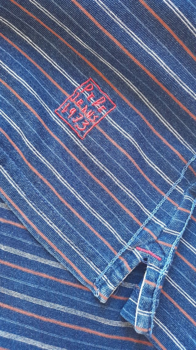 Camiseta Pepe Jeans rayas azul - L