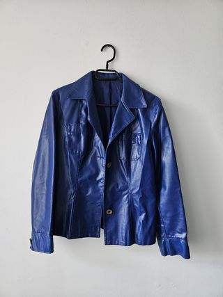 Giubbotto vintage blu