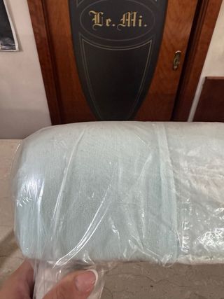 Poggiapiedi Hervit velluto - teal