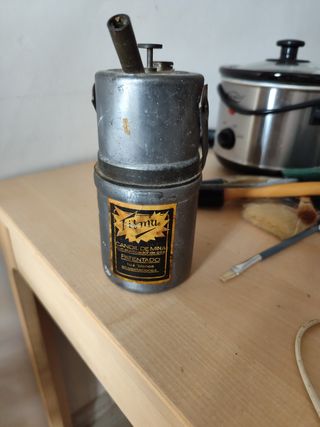 Antigua lámpara carburo (sin usar)
