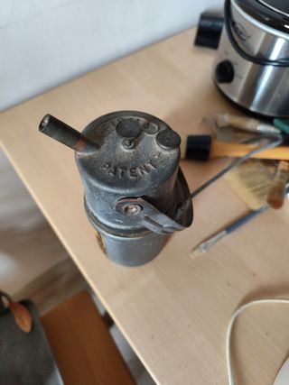 Antigua lámpara carburo (sin usar)