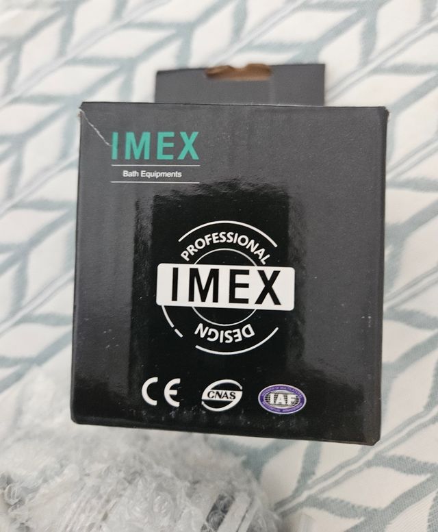 Válvula Click-Clack IMEX blanca mate