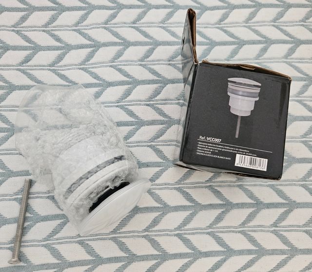 Válvula Click-Clack IMEX blanca mate