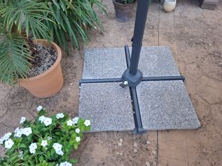 Sombrilla jardín - Parasol gris