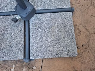 Sombrilla jardín - Parasol gris