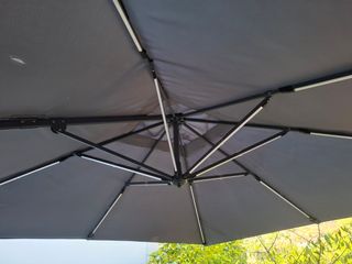 Sombrilla jardín - Parasol gris