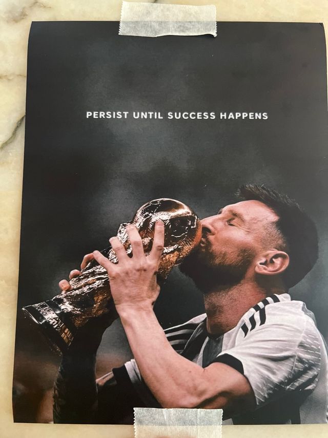 Poster Messi - Mundial Qatar