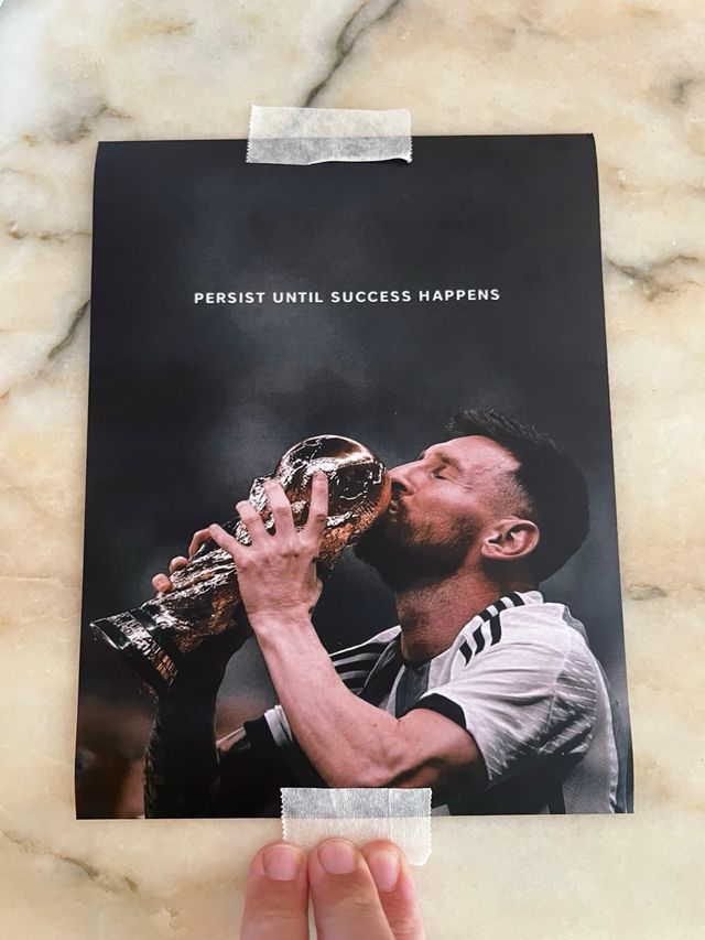 Poster Messi - Mundial Qatar