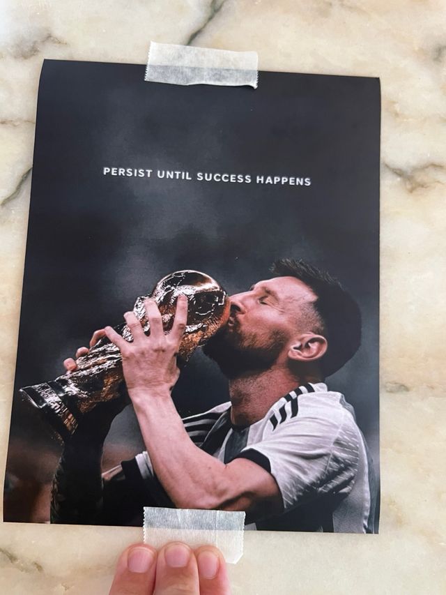 Poster Messi - Mundial Qatar