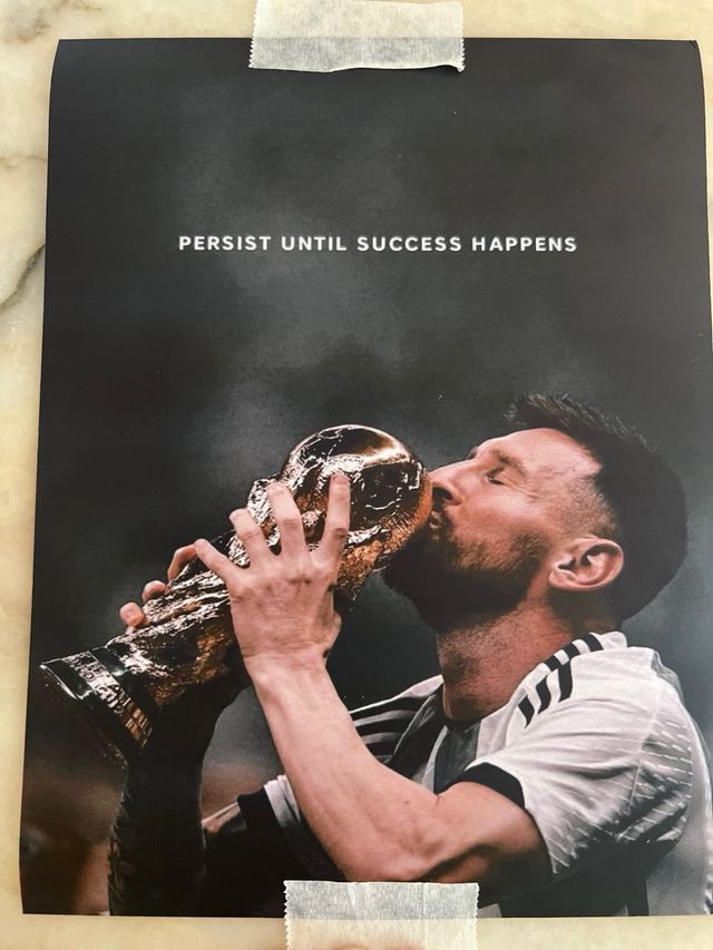 Poster Messi - Mundial Qatar