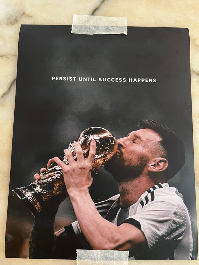 Poster Messi - Mundial Qatar