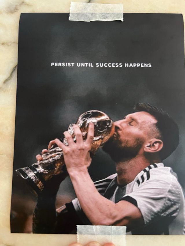 Poster Messi - Mundial Qatar