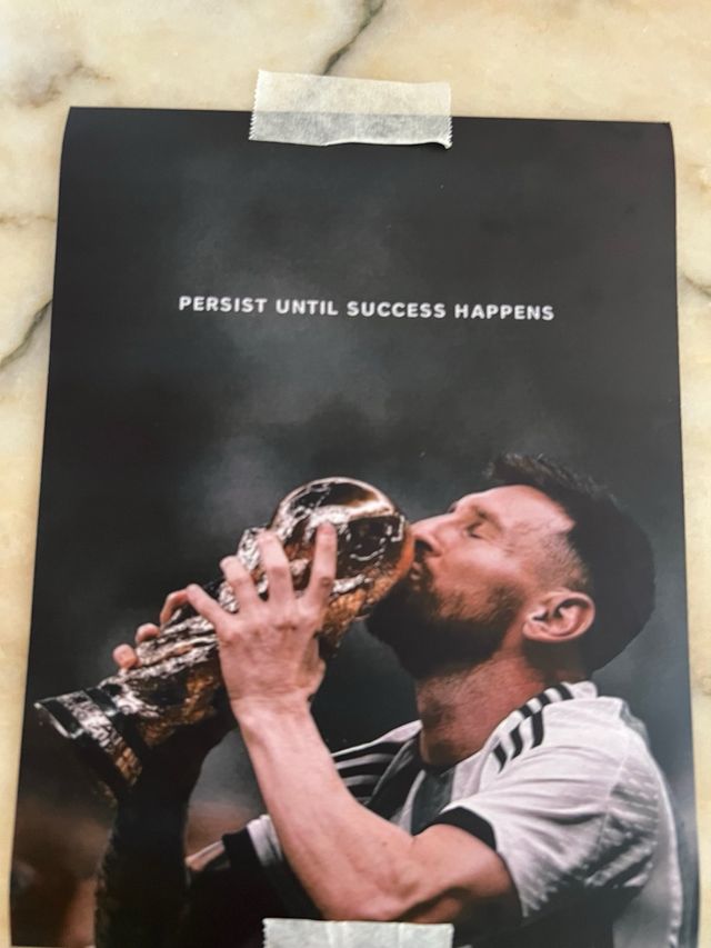 Poster Messi - Mundial Qatar