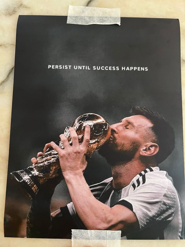 Poster Messi - Mundial Qatar