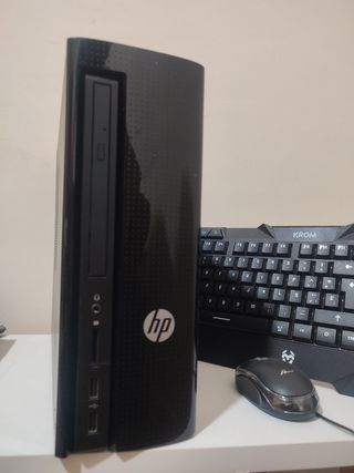 PC HP, Teclado y Ratón.