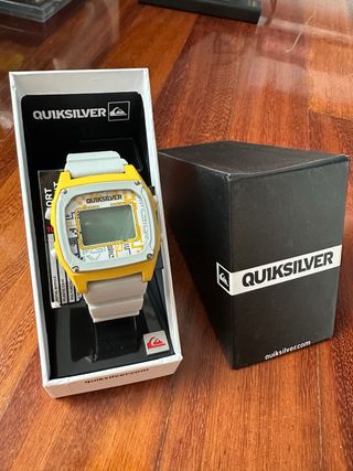 Reloj Quiksilver Digital blanco-amarillo