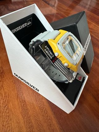 Reloj Quiksilver Digital blanco-amarillo