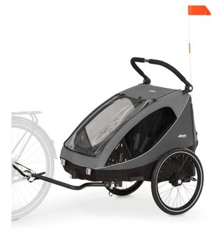 Remolque bici Hauck Duo: ¡Como nuevo!