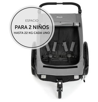 Remolque bici Hauck Duo: ¡Como nuevo!