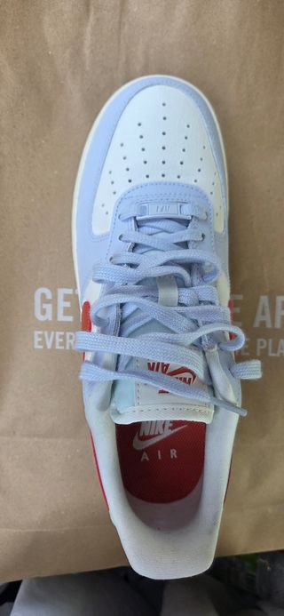 Nike Air Force 1 Scarpe - Blu pastello/Rosso