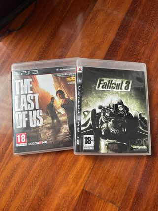 PS3 Juegos: Fallout 3 & The Last of Us
