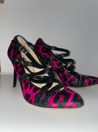 Jimmy Choo Tacones Pelo Pony Animal Print