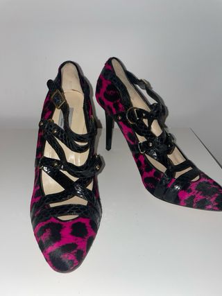 Jimmy Choo Tacones Pelo Pony Animal Print