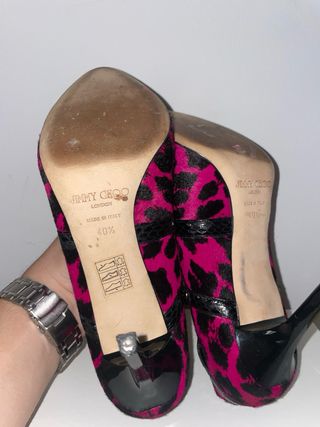 Jimmy Choo Tacones Pelo Pony Animal Print