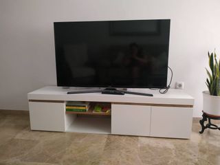 Mueble TV blanco - madera