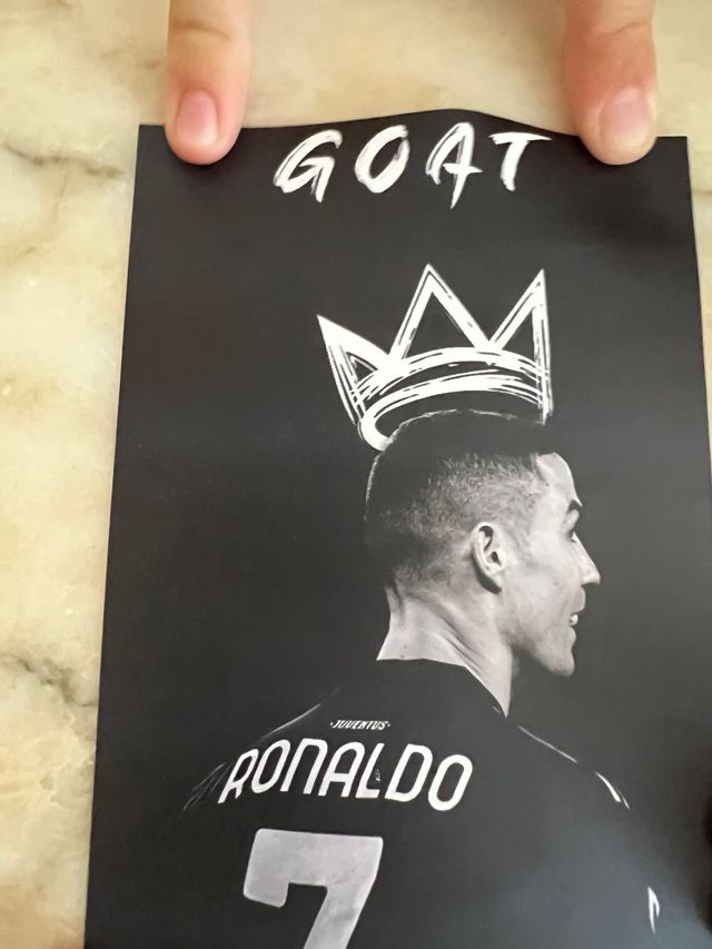 Lámina Cristiano Ronaldo GOAT