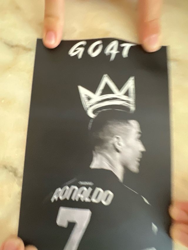 Lámina Cristiano Ronaldo GOAT