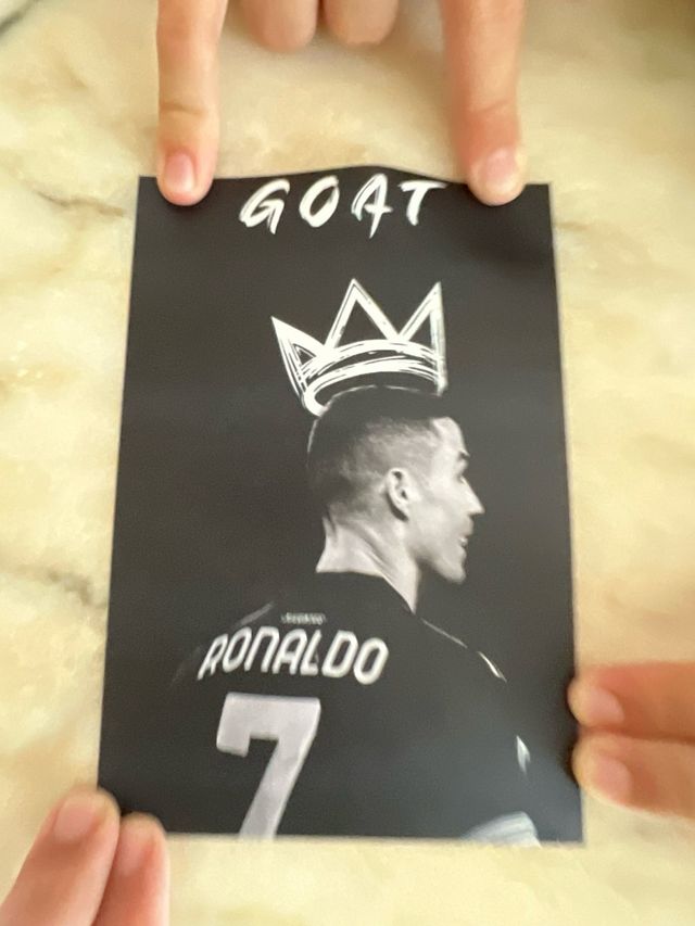 Lámina Cristiano Ronaldo GOAT