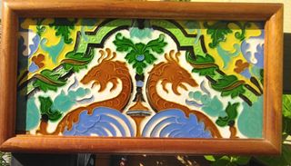 Azulejo antiguo Antonio Vadillo Plata