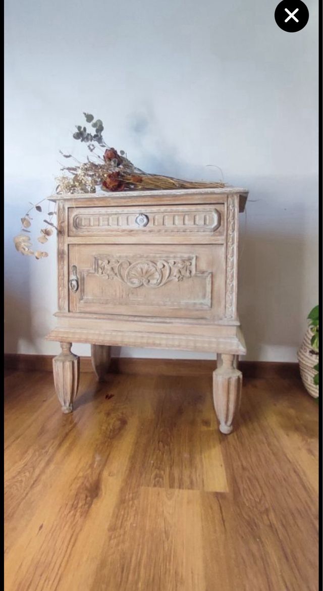 Mesitas noche madera de roble, ptrecio dos unids