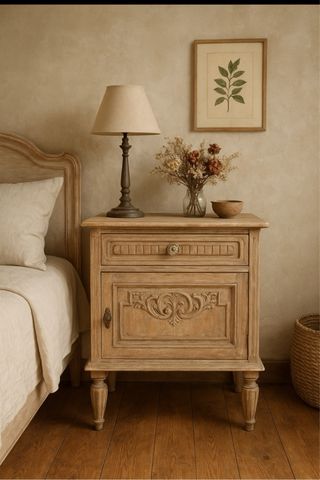 Mesitas noche madera de roble, ptrecio dos unids