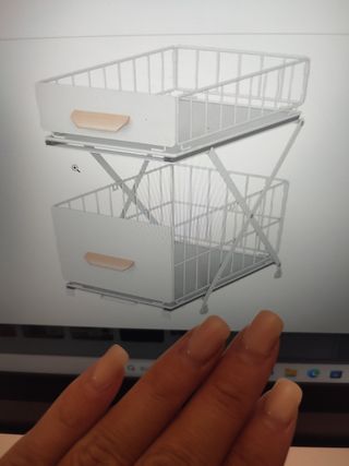 Organizzatore spezie cucina - 2 ripiani