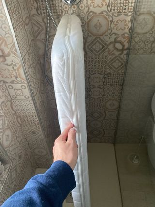 Culla bianca con materasso 60x130x10