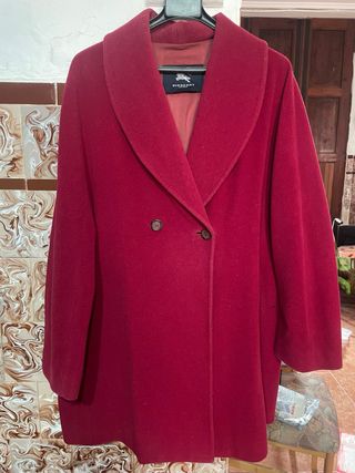 Chaquetón Burberry rojo