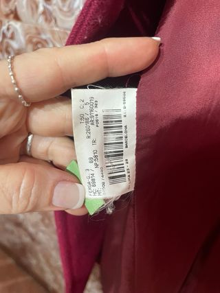 Chaquetón Burberry rojo